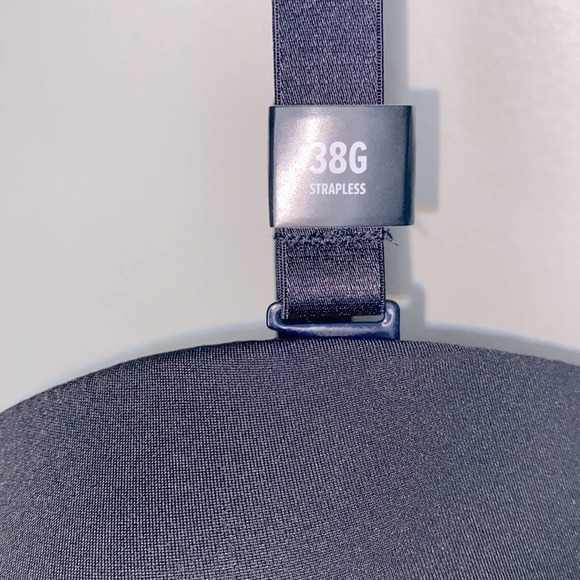 EUC Torrid black and nude microfiber and lace crystal detail multi way bra - Picture 4 of 8